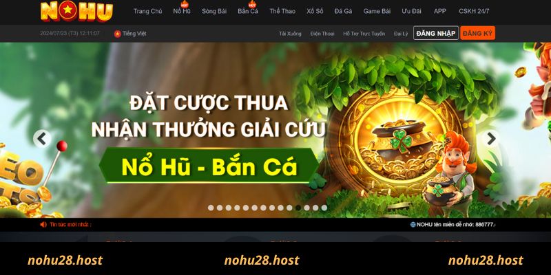 Hướng dẫn đăng nhập Nohu chi tiết từng bước